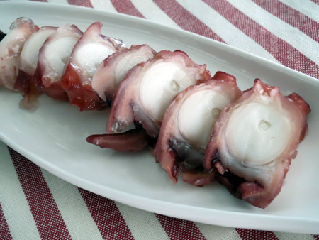 Pulpo cocido