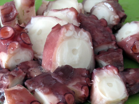 Pulpo cocido