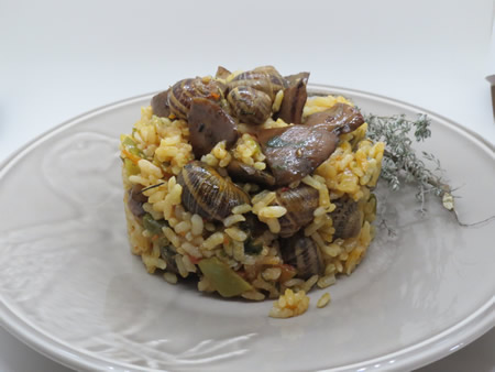 Receta de arroz, listo para comer