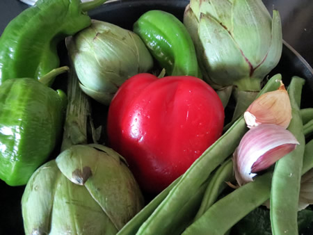 Verduras y ajos