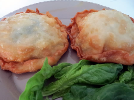 Empanadillas de espinacas y atún