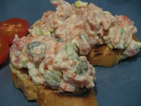 Tostas de Tartar de salmón