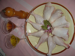 pollo al coñac