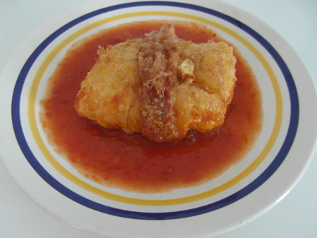 Bacalao con tomate