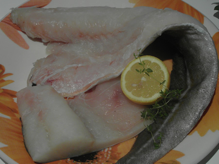 Filete de bacalao fresco