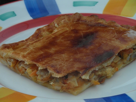 Empanada de berberechos 